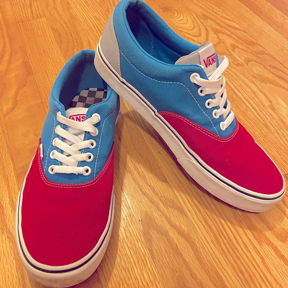 Mens size 10 colorblock Vans sneakers